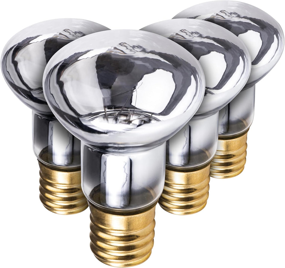 4-pack R39 E17 25 Watt Lava Lamp Bulbs for Lava Lamps