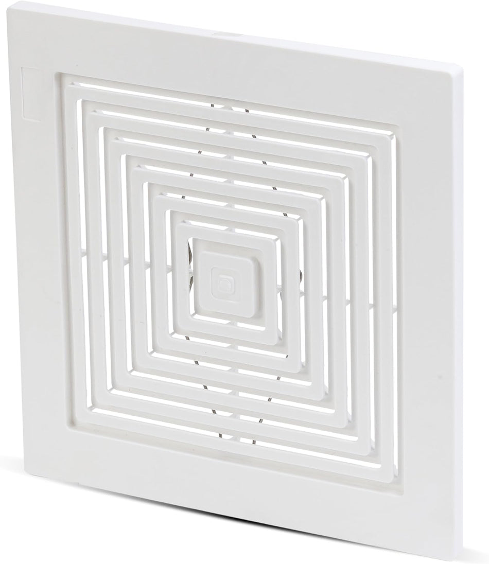 S97011723 Bathroom Ceiling Fan Cover Bathroom Ceiling Grille with Springs Plastic (9-1/4'' x 9'')
