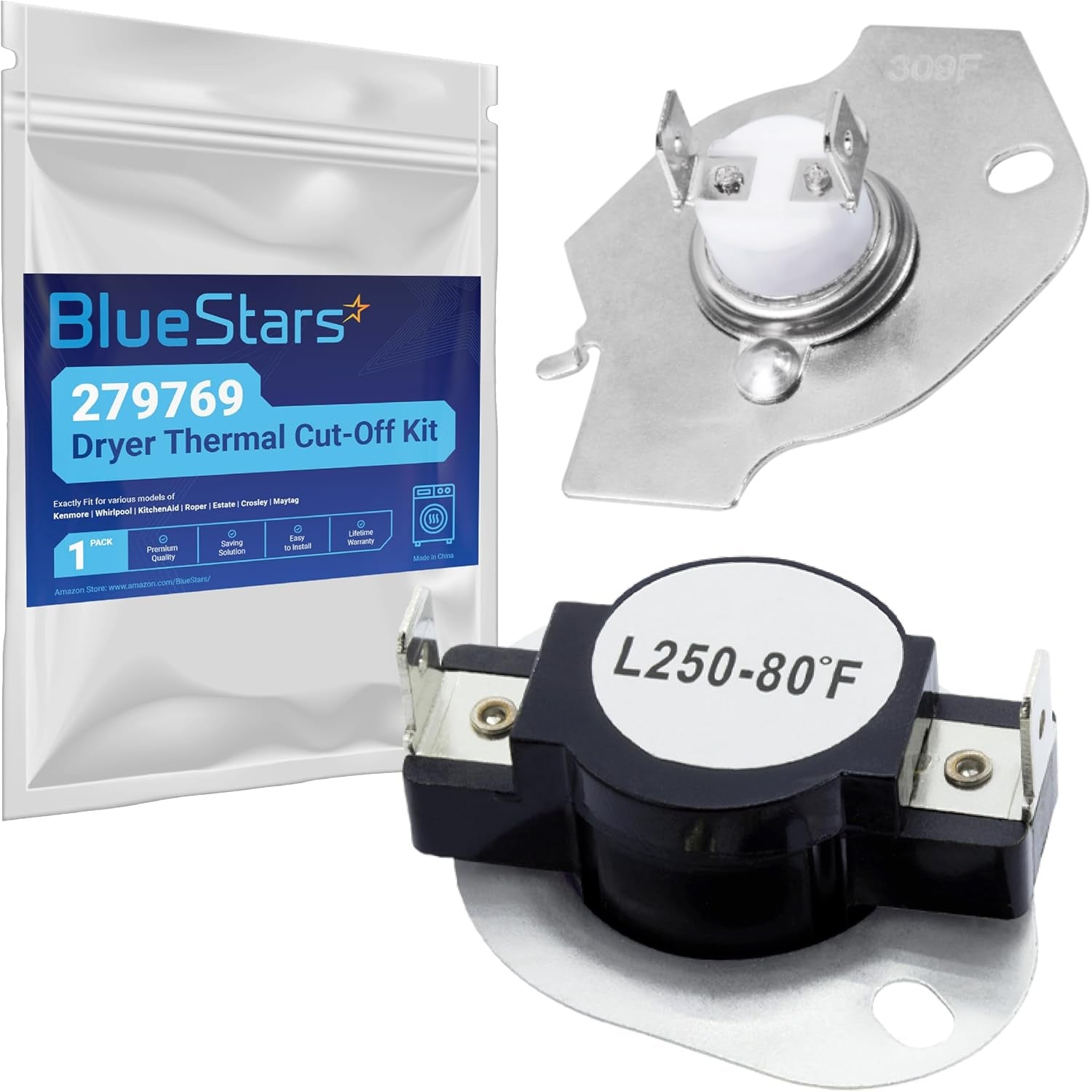 確認用画像　雑貨商品 279769 Dryer Thermal Cut-Off Kit for Whirlpool & Kenmore