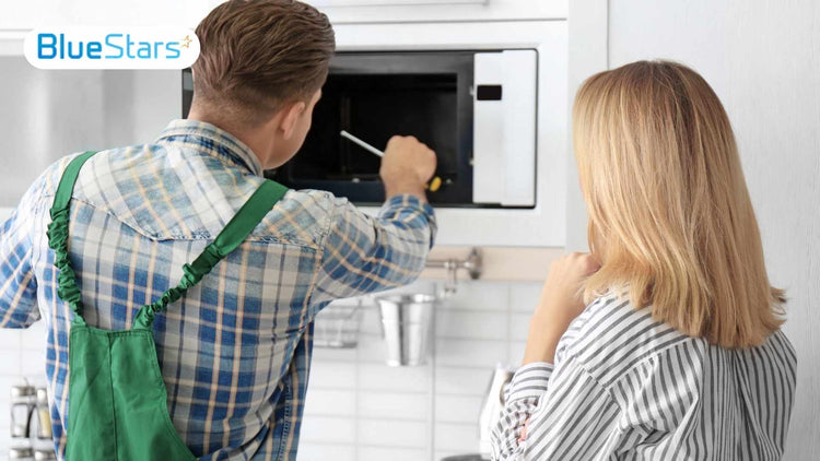replacing microwave door handle on over the range microwave