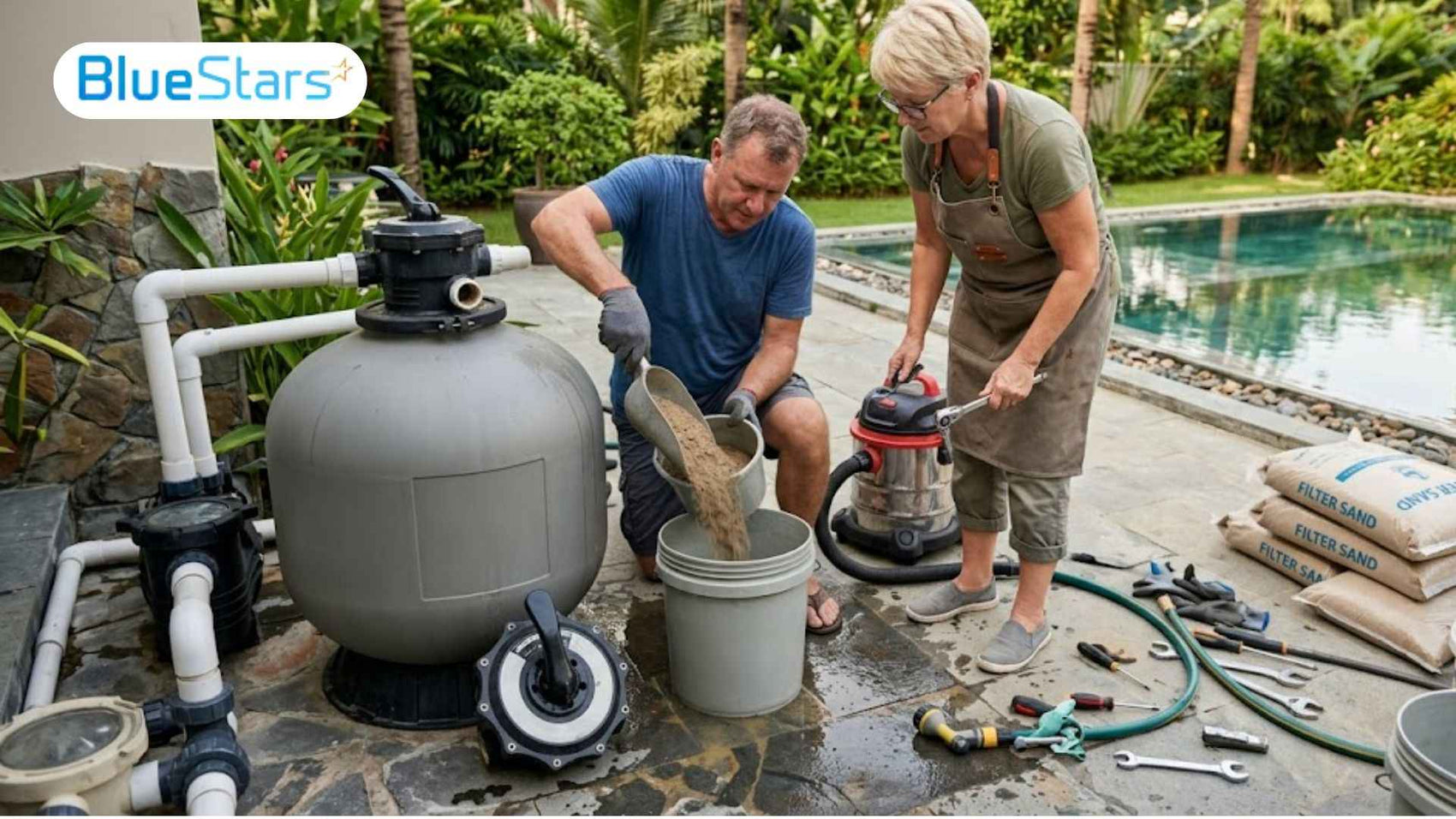 How to Change Sand in Pool Filter: Tools and Easy Steps