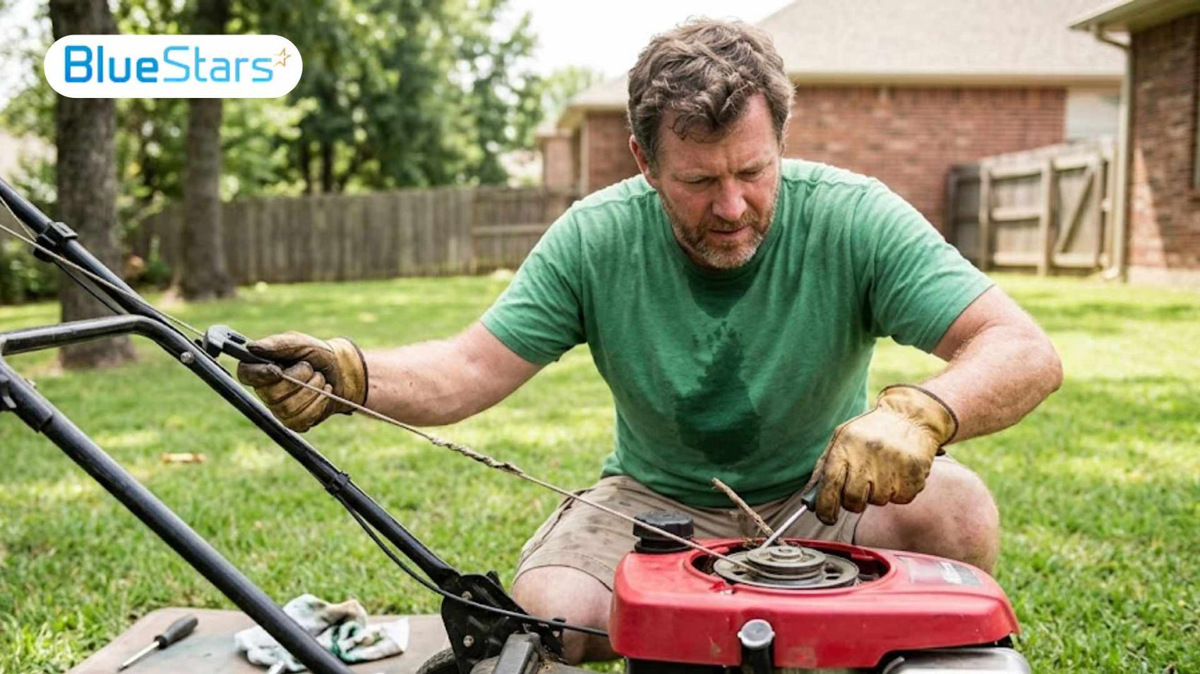 Lawn Mower Pull Cord Stuck? Here's Why and How to Fix It