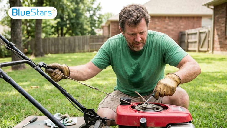 Lawn Mower Pull Cord Stuck? Here's Why and How to Fix It