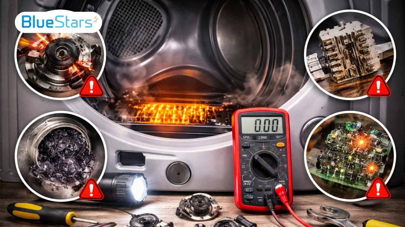 Dryer Won’t Turn Off? 6 Common Causes and Quick Fixes