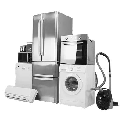 Assortment of appliance parts for household kitchen and laundry repairs