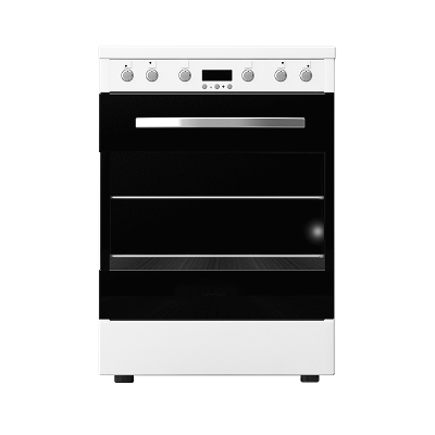 Assortment of range oven parts including bake elements, igniters, surface burners, and control knobs
