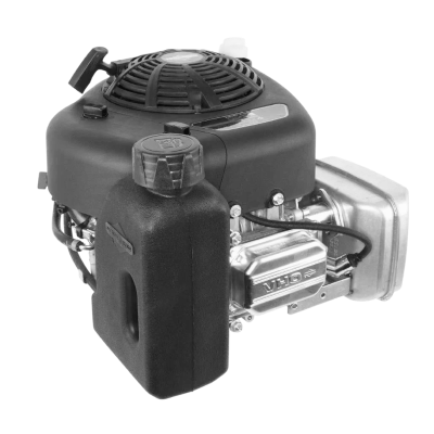 Assortment of small engine parts including filters spark plugs and carburetors