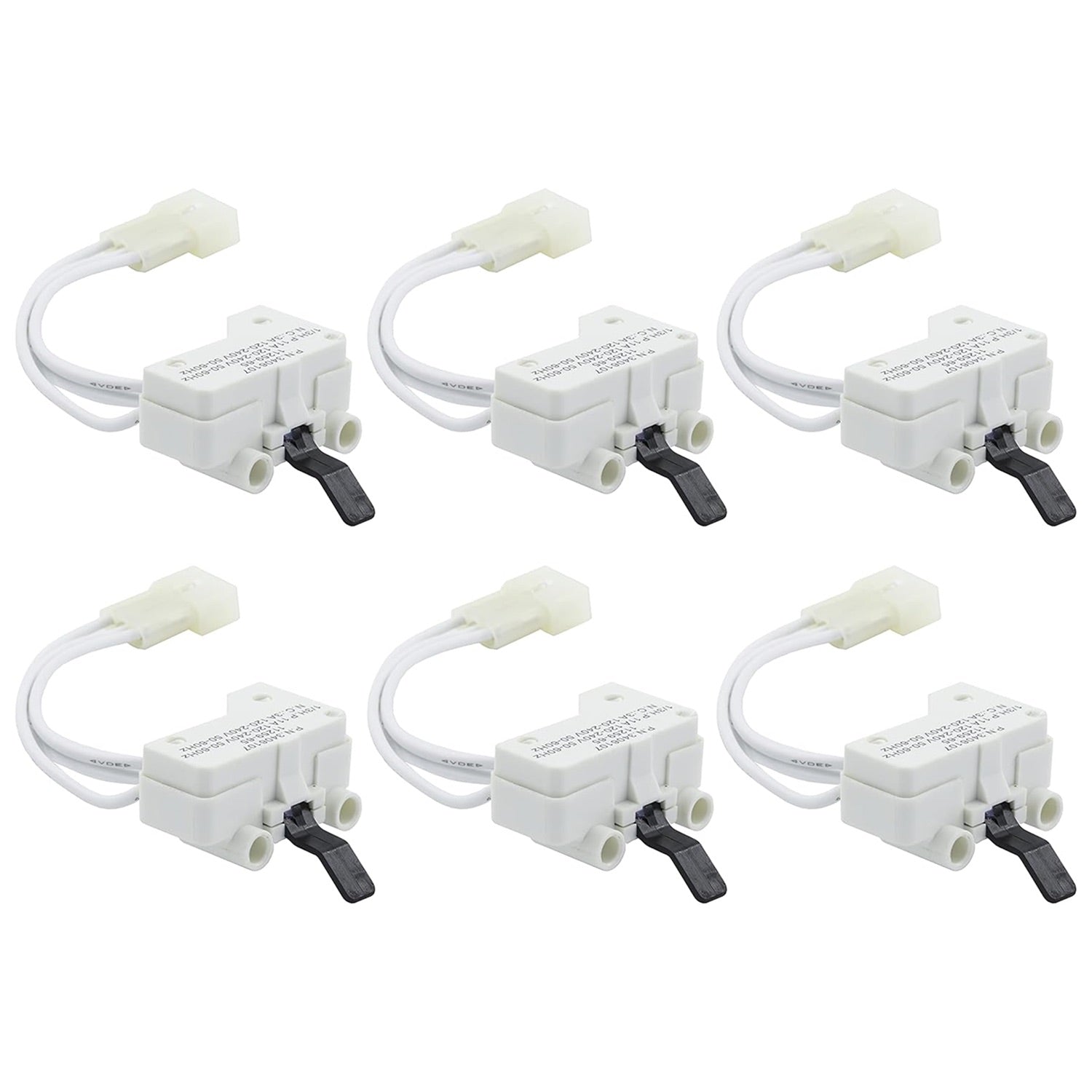 WP3406107 Dryer Door Switch Replacement (6-Pack)