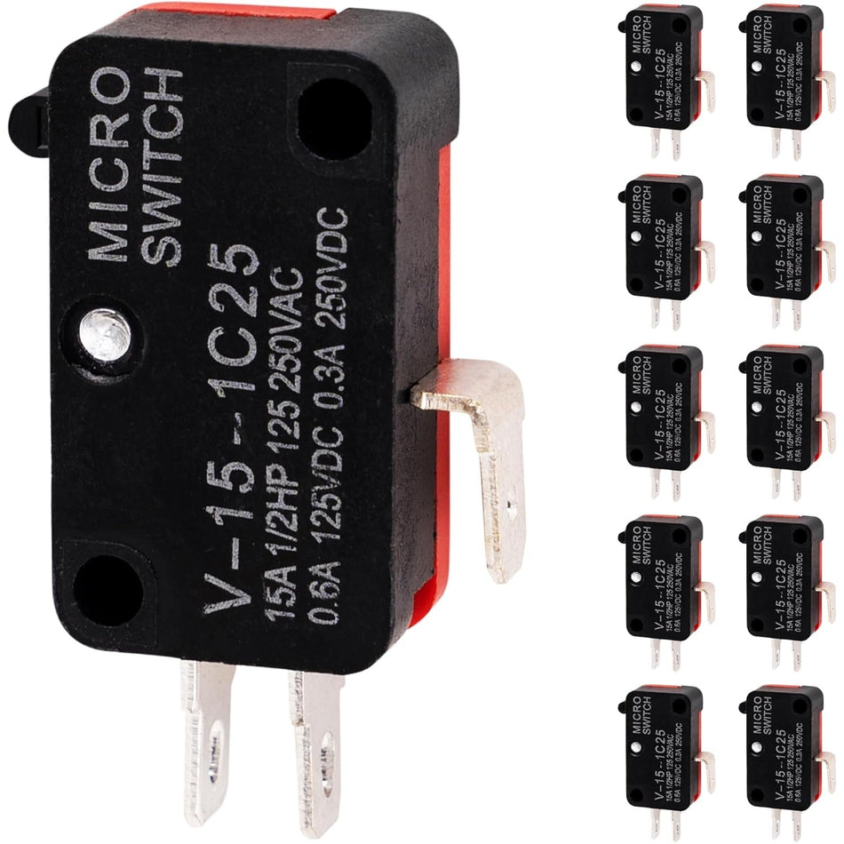 V-15-1C25 Micro Limit Switch Blade Momentary - Pack of 10