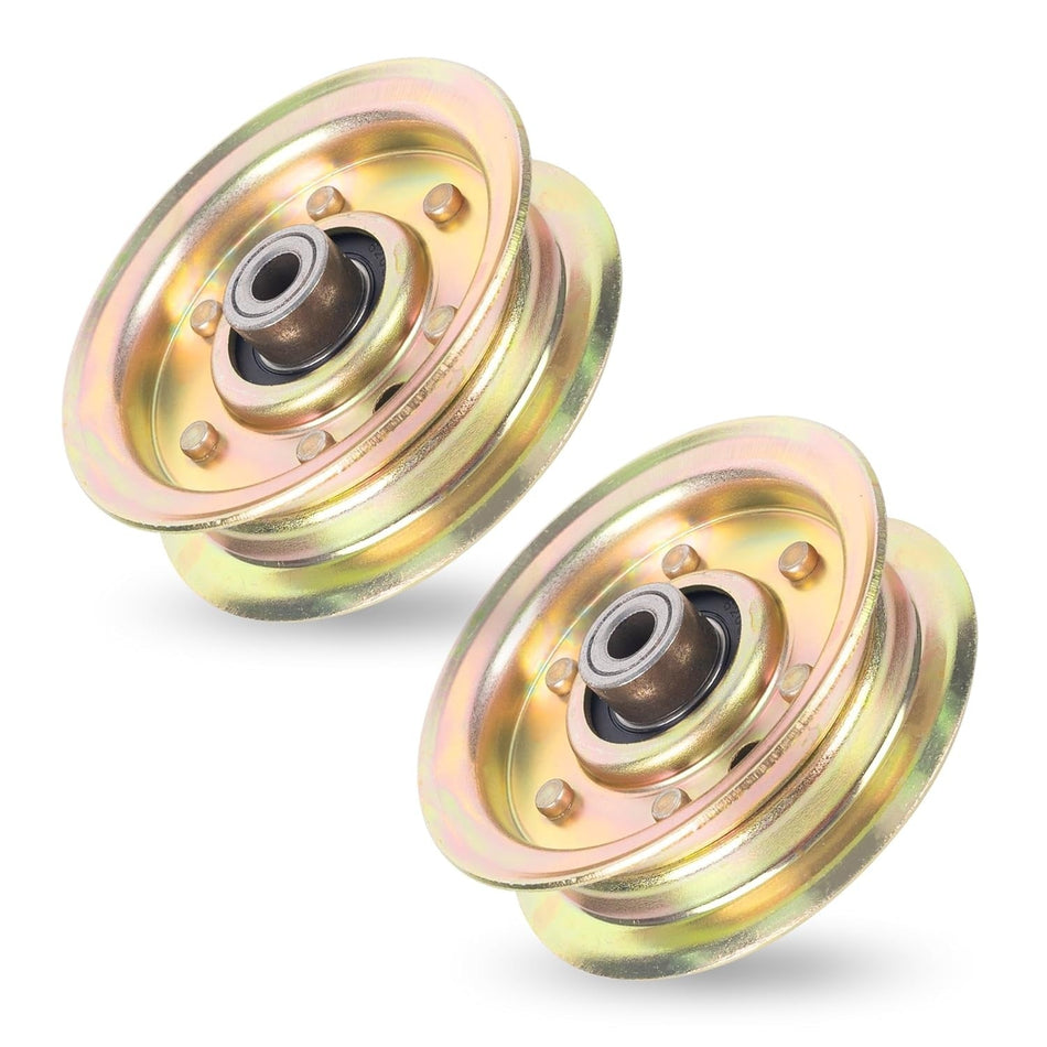 2 Pcs 173437 532173437 Flat Idler Pulley