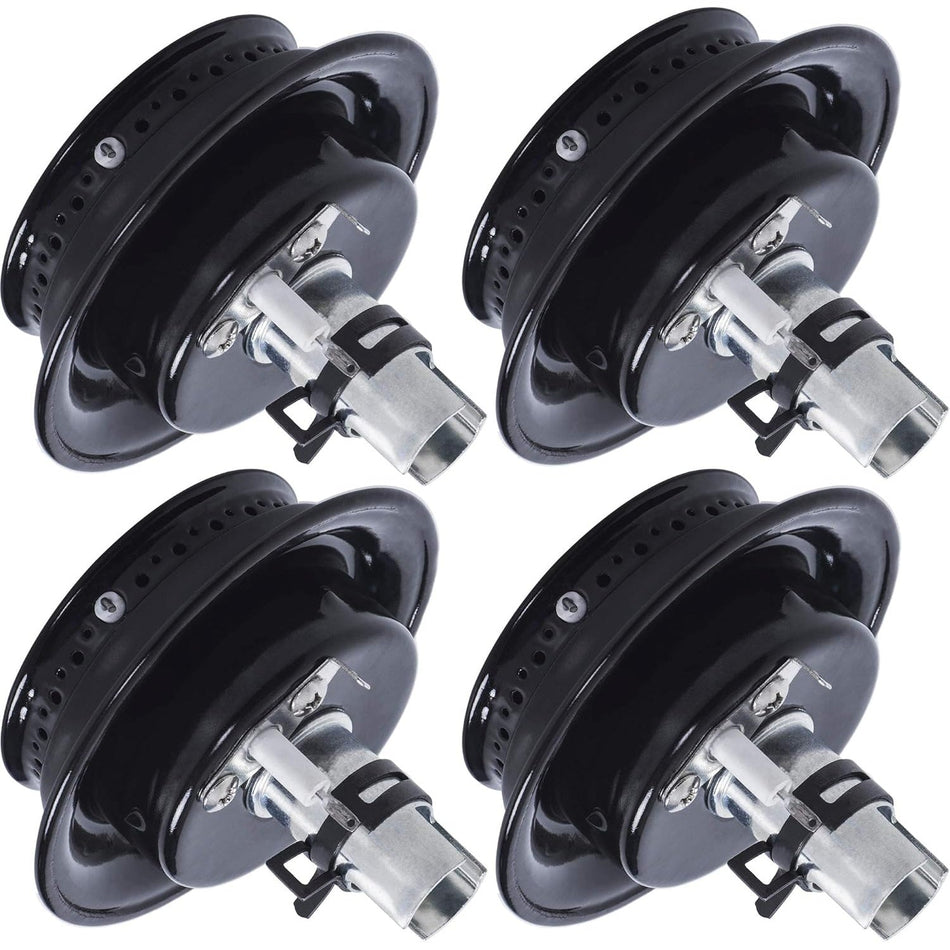 3412D024-09 Gas Range Sealed Burner Head & Igniter Assembly - Pack of 4