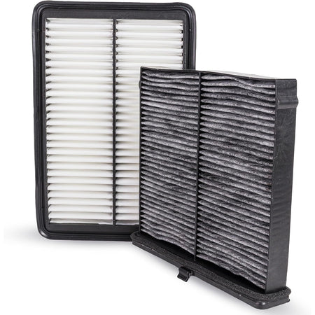 PAJ8-13-3A0A and BDGF-61-J6X engine and cabin air filter kit, two filters shown