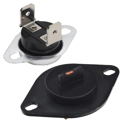 DC47-00016A dryer thermal fuse thermostat and DC32-00007A dryer thermistor replacement parts for Samsung and Kenmore.