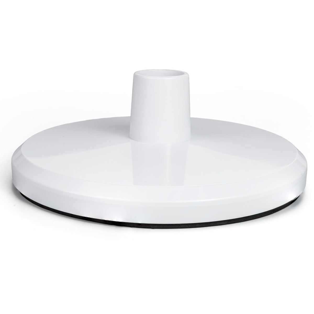 White SP1106 pool skimmer vacuum plate with hose adapter for Hayward in-ground skimmers.