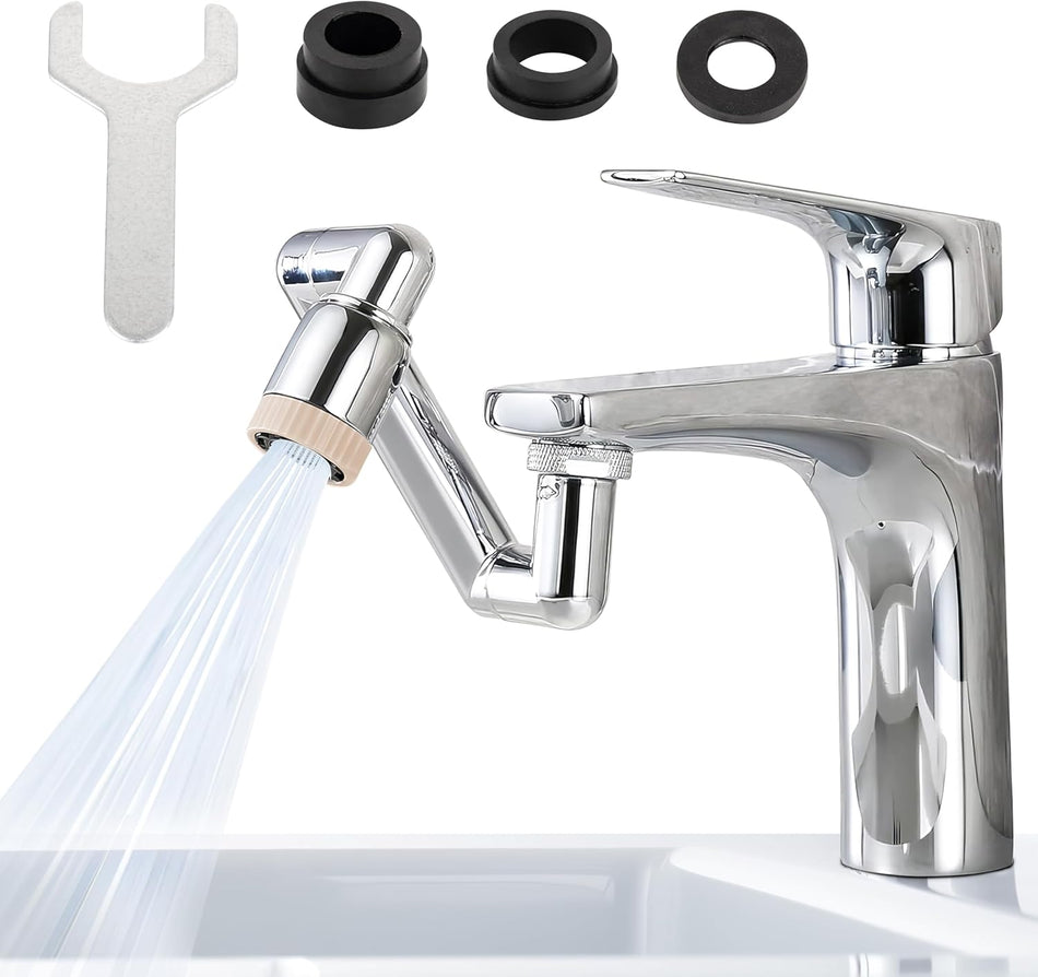 1080° Swivel Faucet-Extender Universal Sink-Water-Aerator 2 Mode