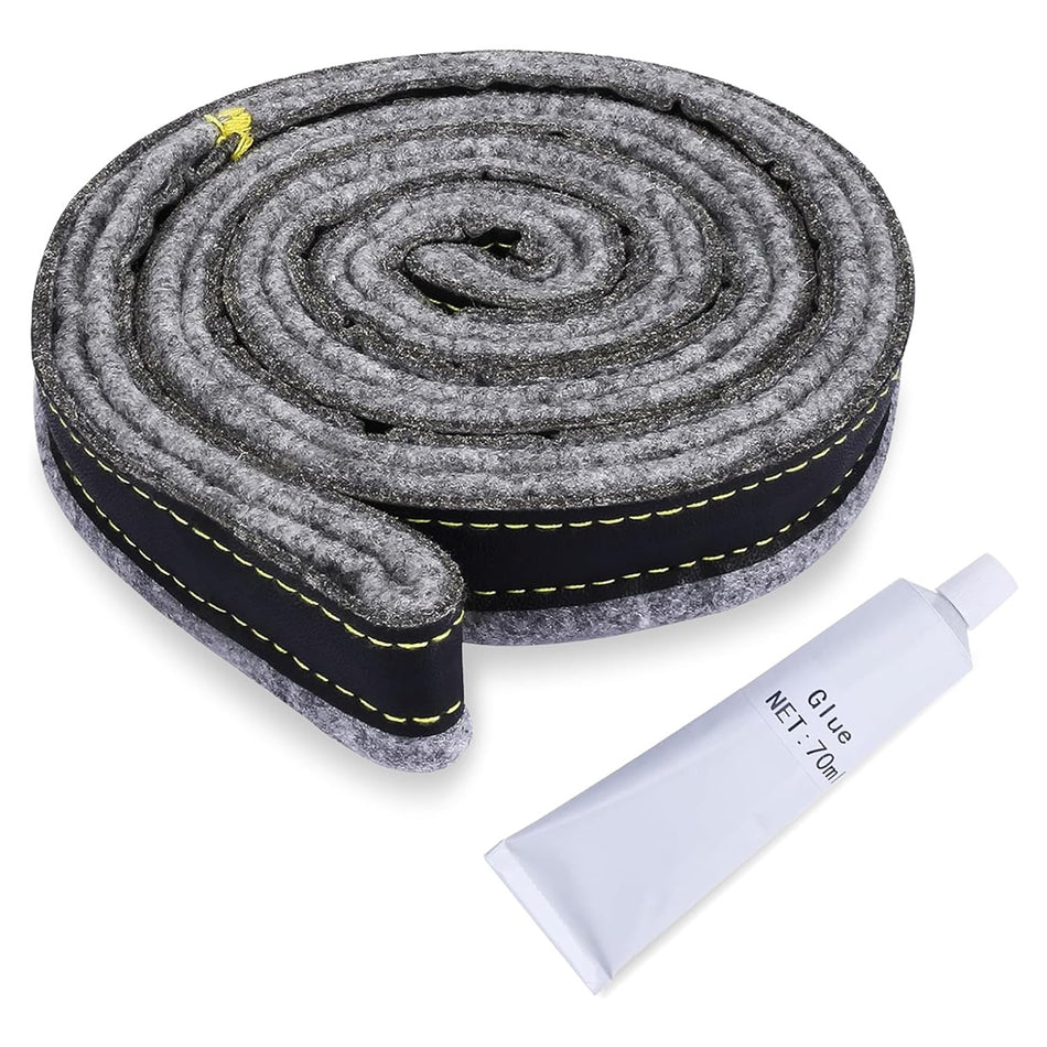 [Lifetime Warranty] DC97-07618A Dryer Drum Felt Seal with High Temp Glue