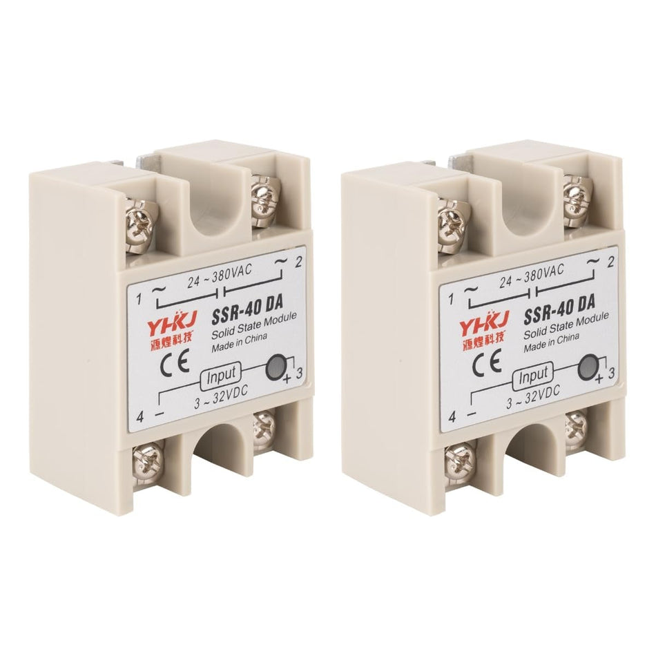 2-pack SSR-40DA Solid State Relay
