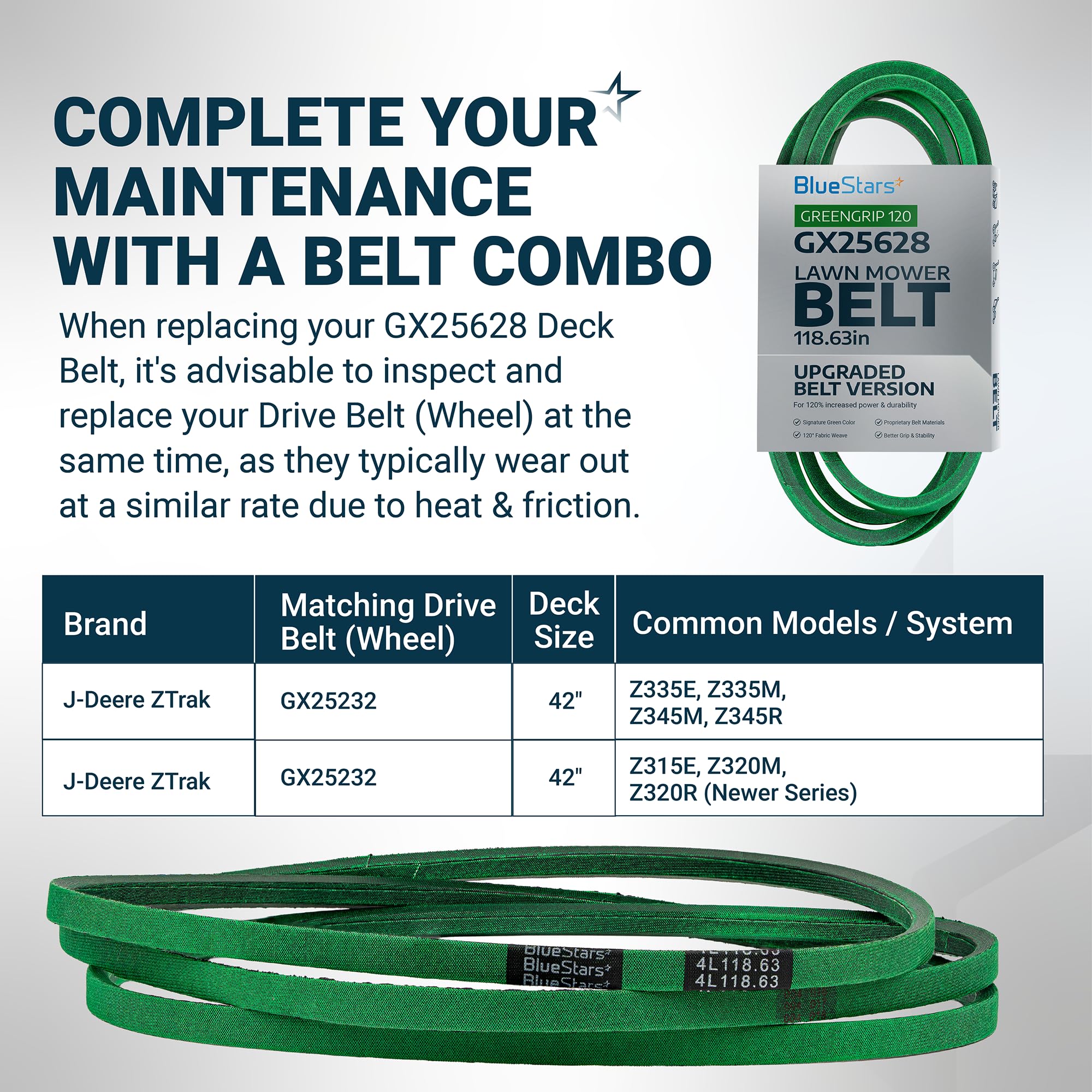 John Deere GX25628 Deck Belt 42