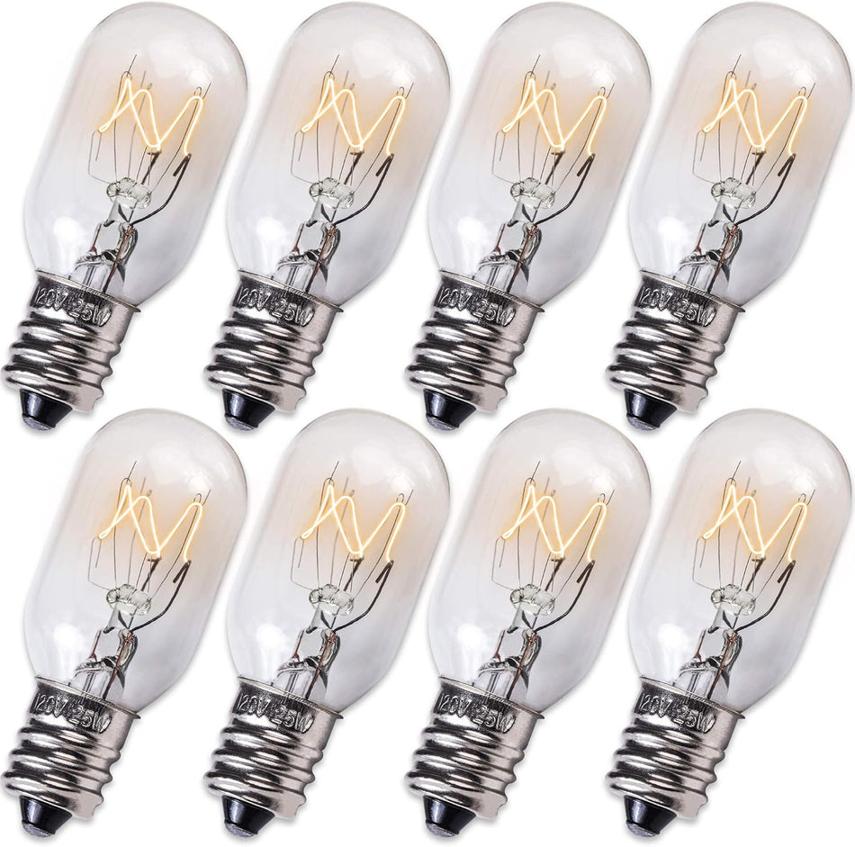 E12 T20 25W Incandescent Bulbs Salt Lamp 120V