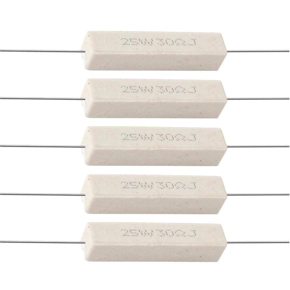 5 PCS 25W 30 ohm Ceramic Cement Resistor