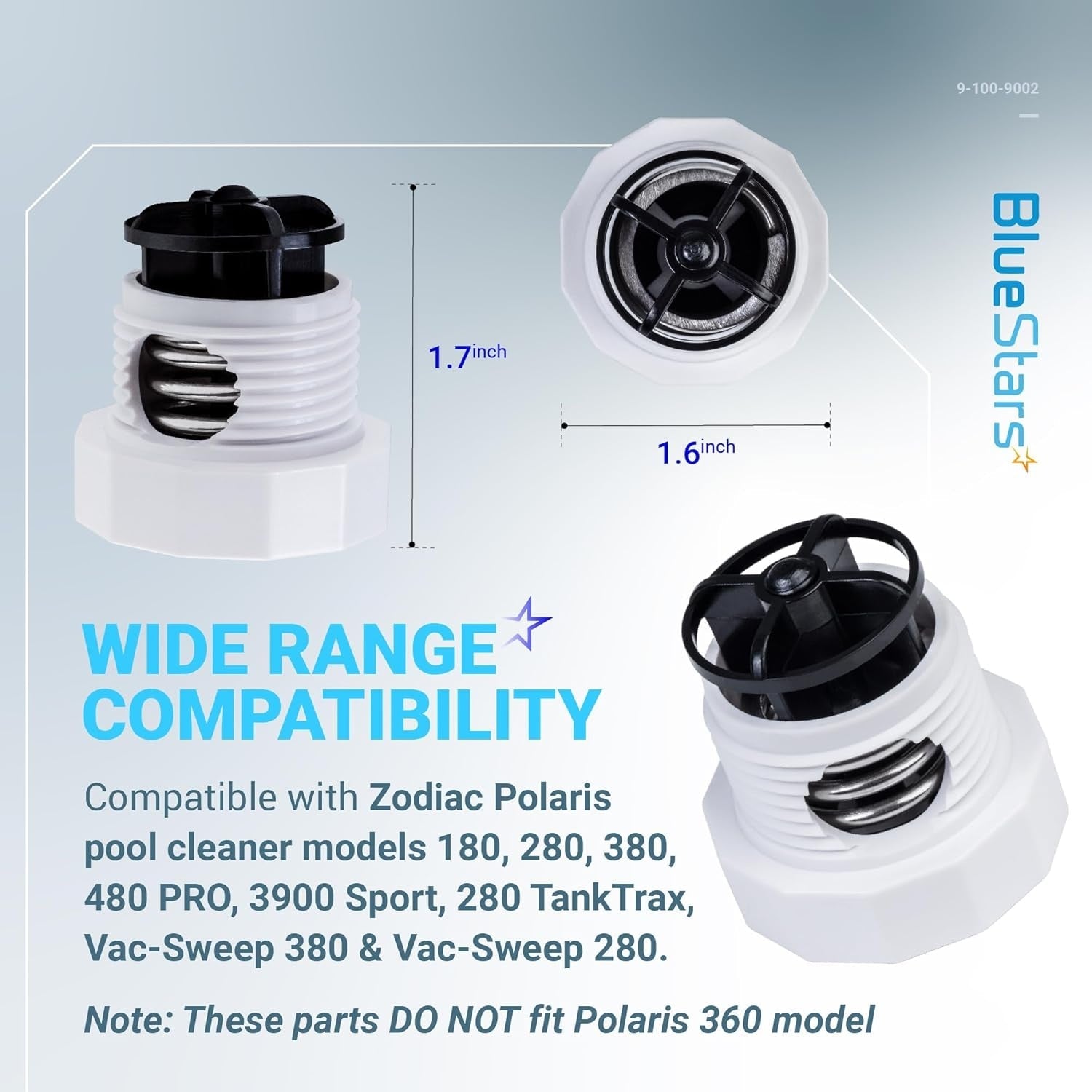 Zodiac 9-100-9002 Pressure Relief Valve Kit (2-Pack)