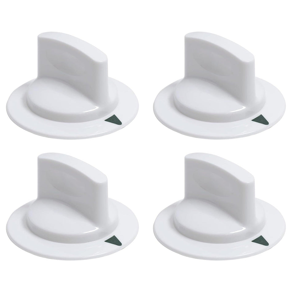 4-pack WE1M652 Dryer Timer Control Knob with Metal Ring