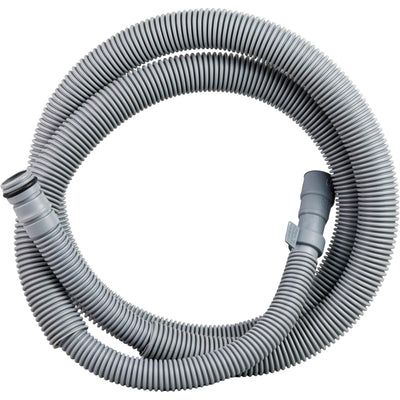AEM74333104 Dishwasher Drain Hose Assembly, coiled gray hose with connectors visible