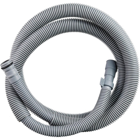 AEM74333104 Dishwasher Drain Hose Assembly, coiled gray hose with connectors visible