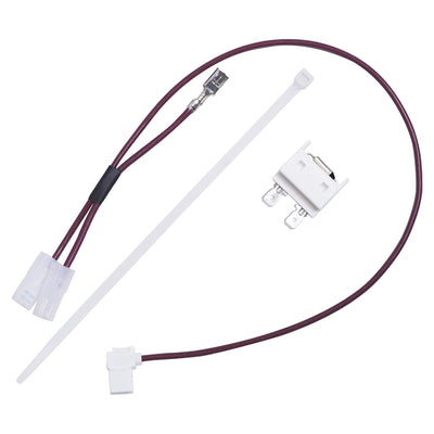 675813 dishwasher thermal fuse replacement kit with wiring harness and zip tie for Whirlpool and Kenmore dishwashers.