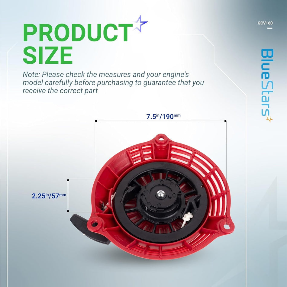 GCV160 Pull Start Recoil Starter