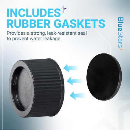 SX180HG pool sand filter drain cap with rubber gasket for leak-resistant seal on Hayward Pro Series filters.