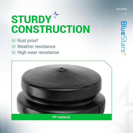Close-up of a single 66-7460 primer bulb made of durable black PP material.