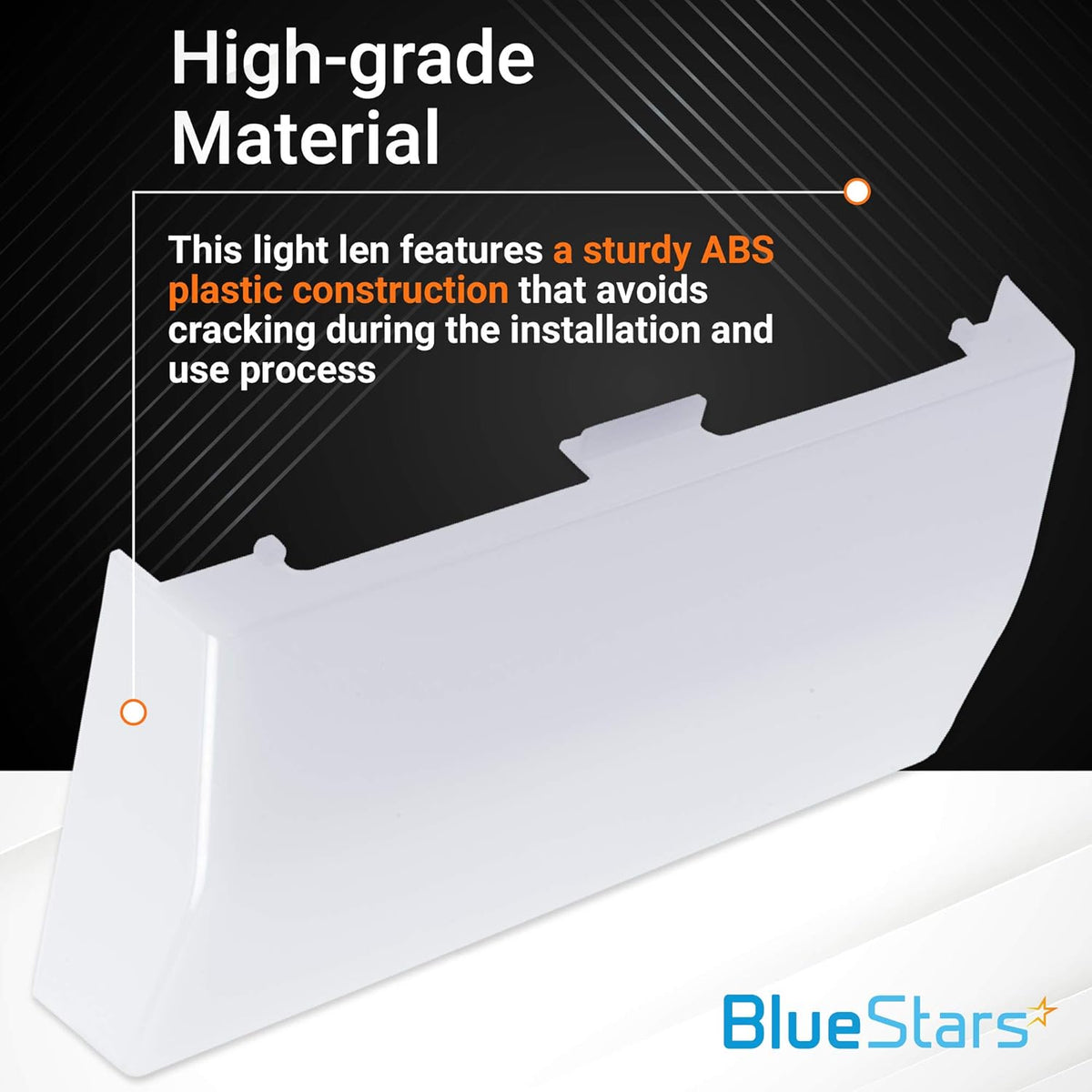 Durable ABS plastic bathroom vent fan light lens cover replacement part.