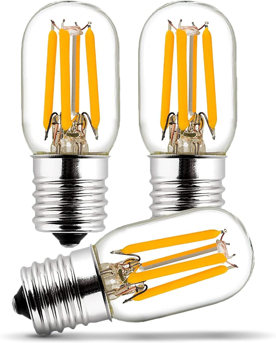 E17 T7 LED Bulb 2W 120V (25W Equivalent) - Pack of 3