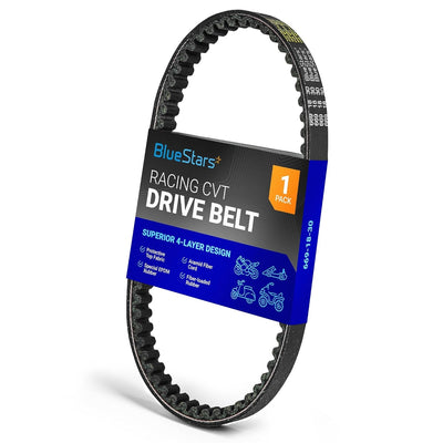 BlueStars 669-18-30 racing CVT drive belt in retail packaging.