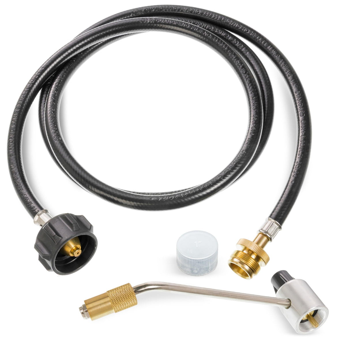 5430 Camping Stove Regulator with 6FT Propane Adapter Hose - Connect 5lb