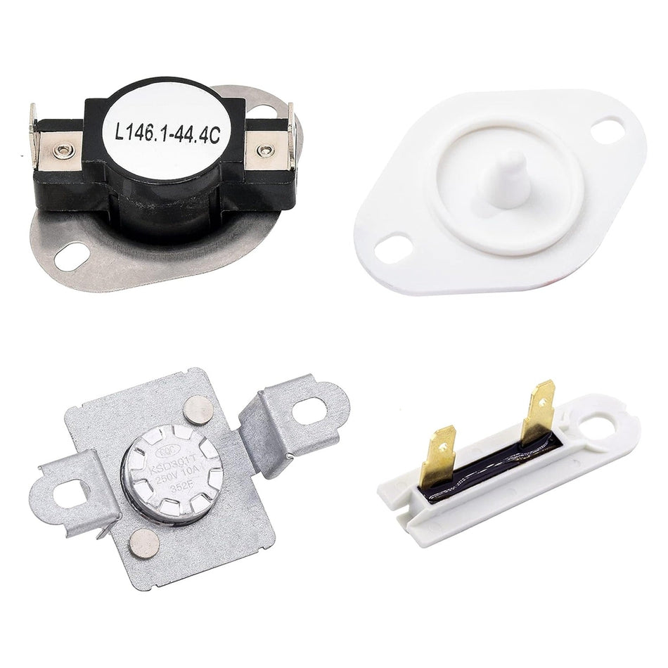279973 & 3392519 & 8577274 Dryer Thermal Cut-Off Fuse Kit with Thermistor and Thermal Fuse