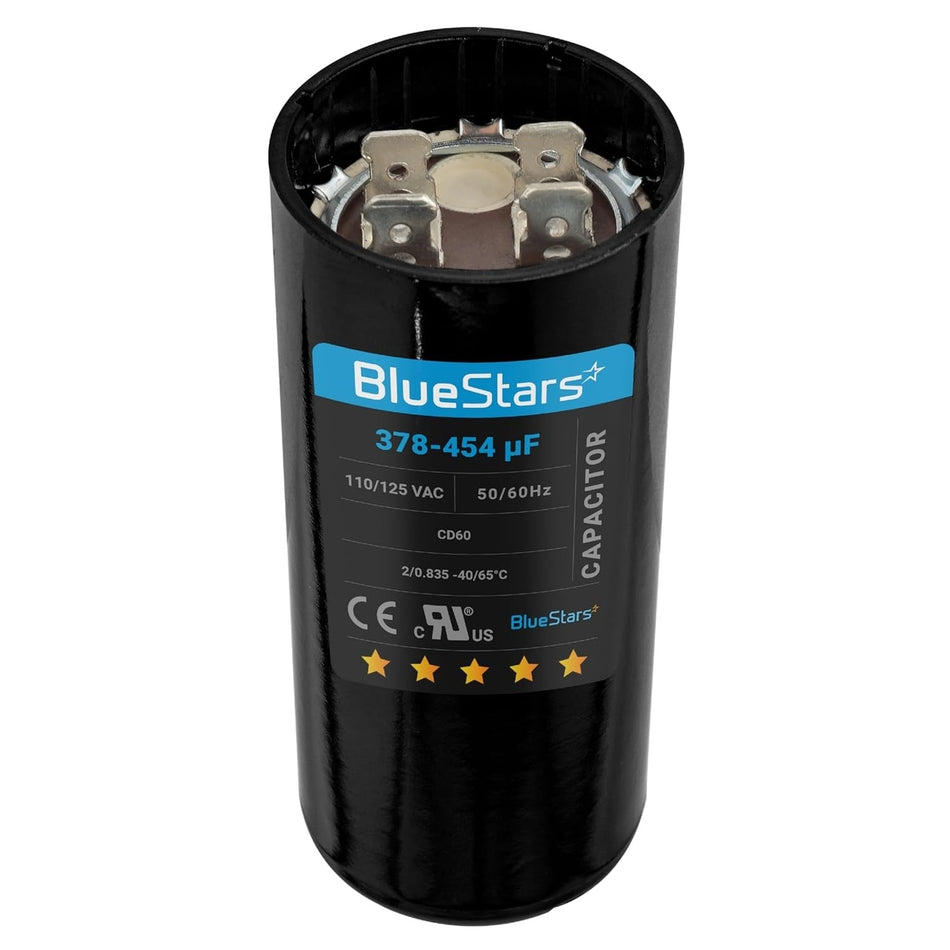 378-454 uf/MFD 110-125 VAC Volt Round Motor Start Capacitor