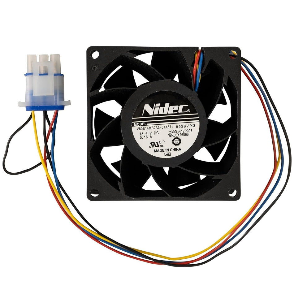 OEM WR60X26866 Refrigerator Evaporator Fan Motor