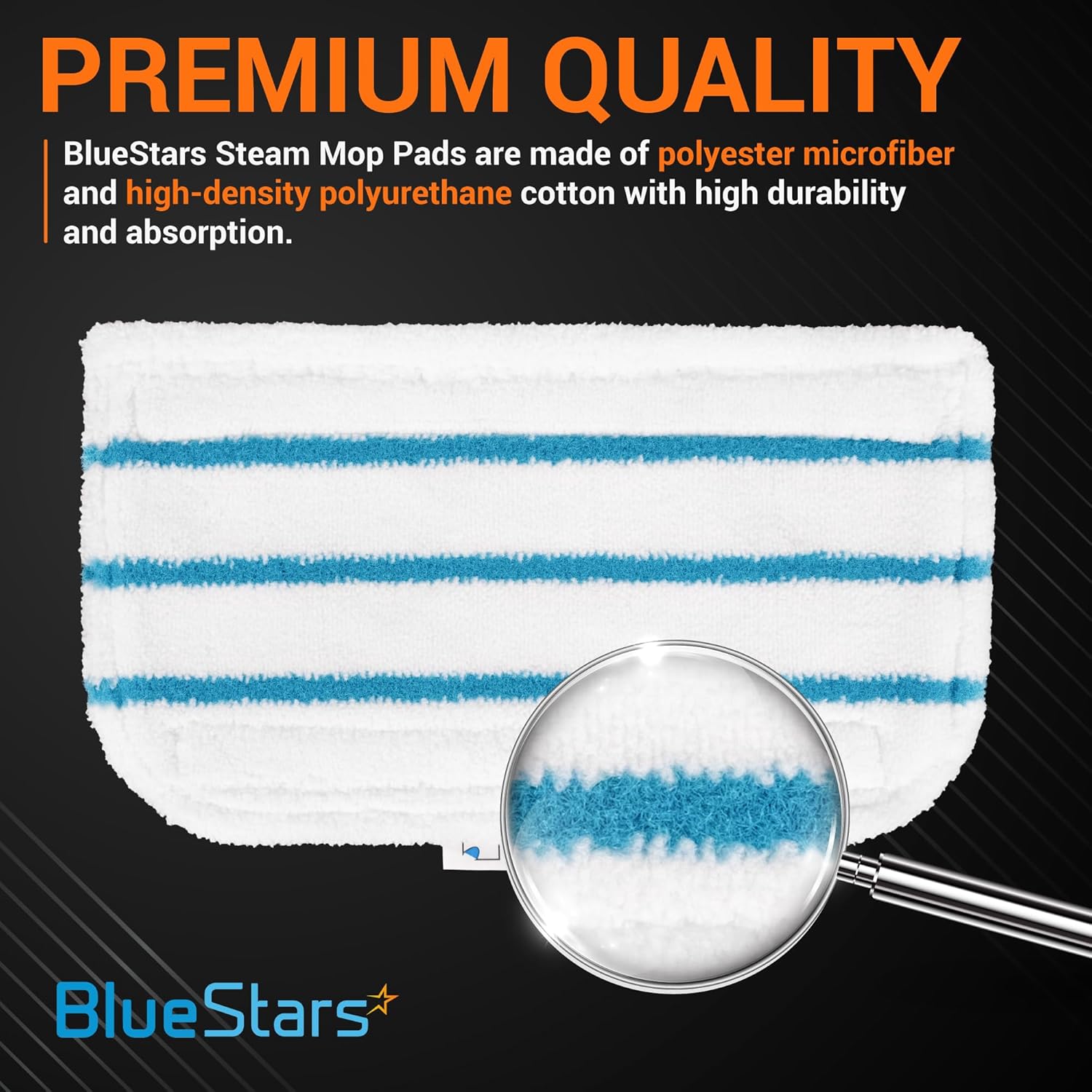 BlueStars SMP20 Steam Mop Pads - Thumbnail 4