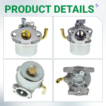 Multi-angle view of the Intek 206 carburetor replacement part for maintenance kits.