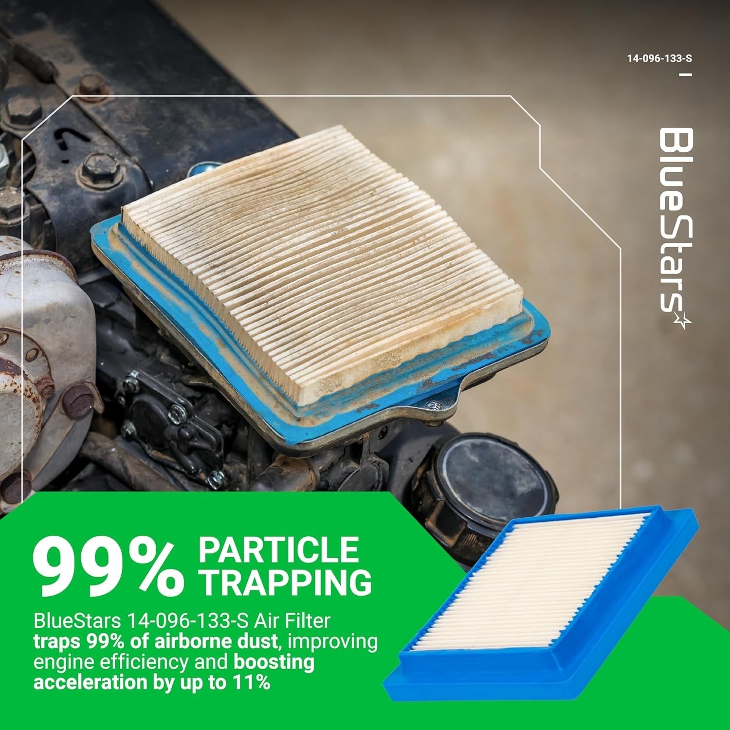 BlueStars Air Filter Cover Base Cleaner Kit - Thumbnail 2