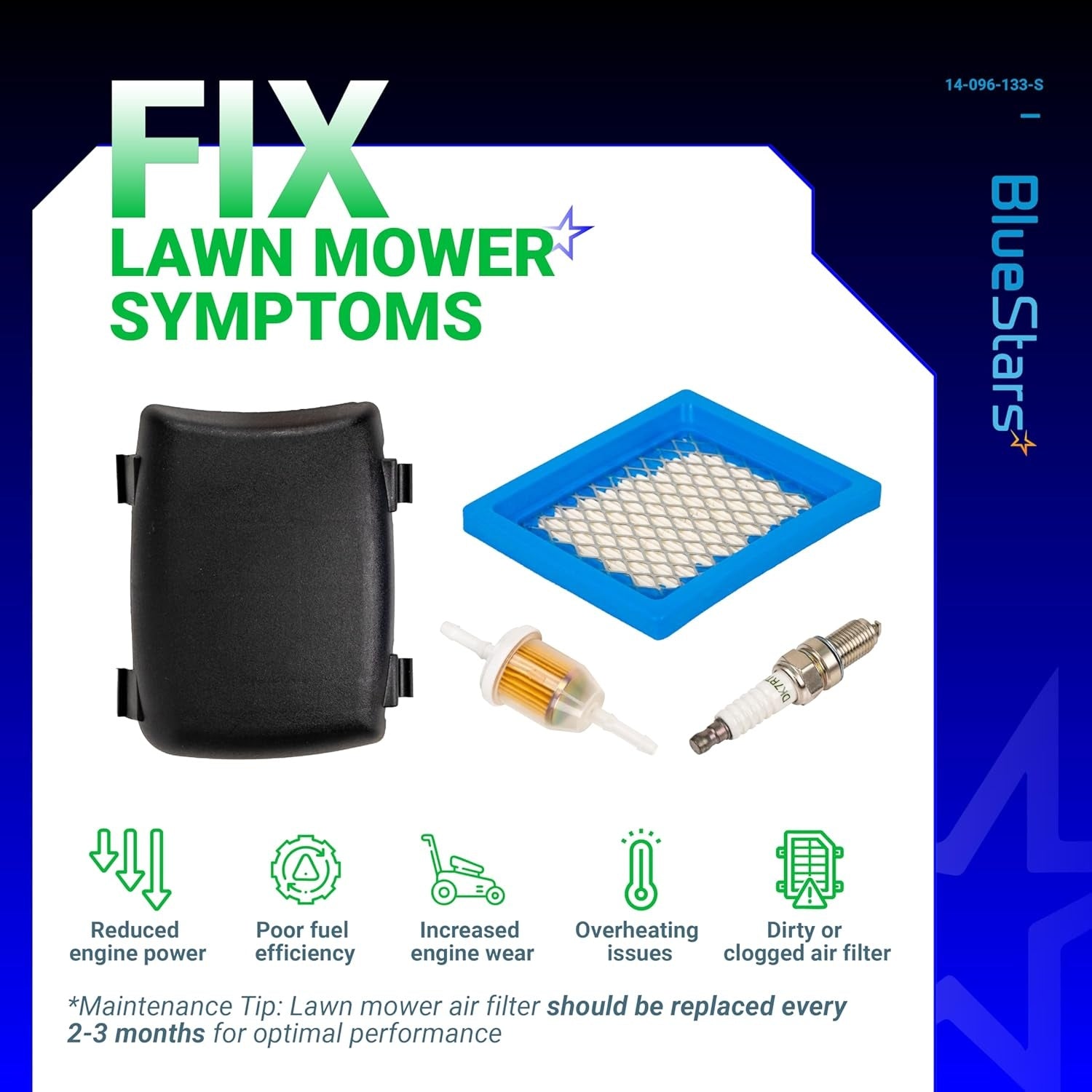 BlueStars Air Filter Cover Base Cleaner Kit - Thumbnail 4