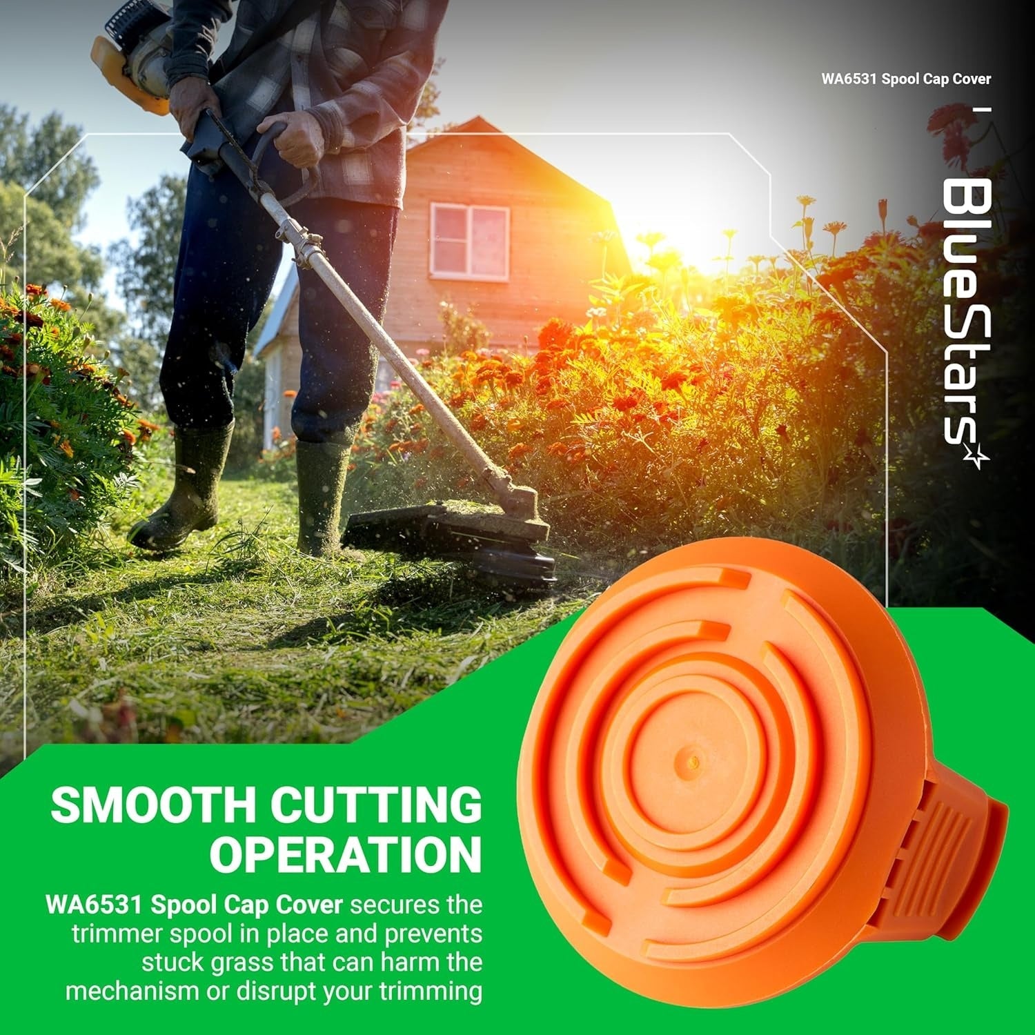 BlueStars WA6531 GT Trimmer Spool Cap Cover - Thumbnail 5