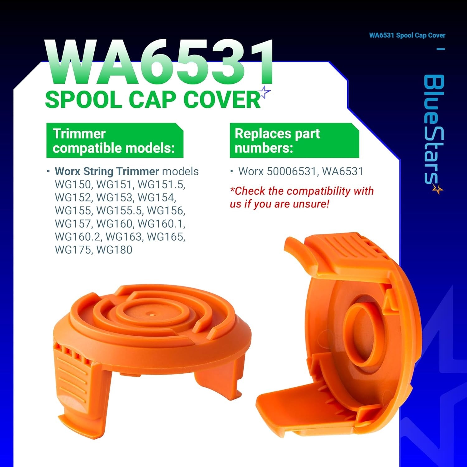 BlueStars WA6531 GT Trimmer Spool Cap Cover - Thumbnail 4