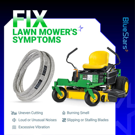 GX25628 replacement deck belt for John Deere Z300 series zero-turn mowers with 42-inch deck.