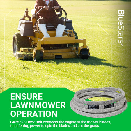 GX25628 replacement deck belt for 42-inch John Deere Z300 series zero-turn mowers.