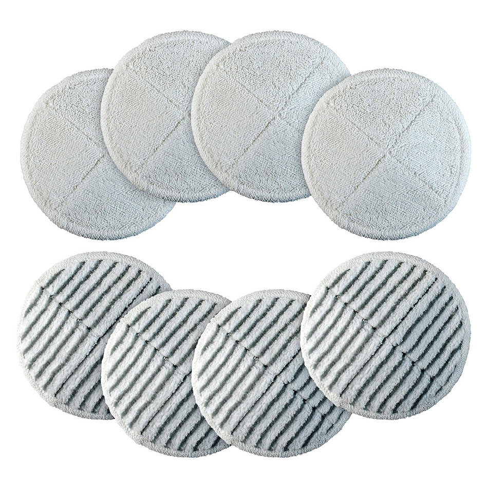 2124 Spinwave Mop Pad for Bissell 2039A (4 Soft + 4 Scrubby) - Pack of 8