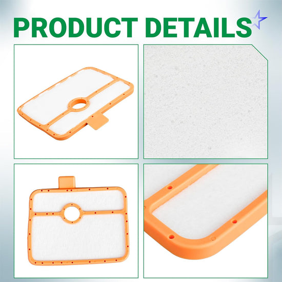 535316301 Air Filter, product details collage showing angled, front, and close-up views
