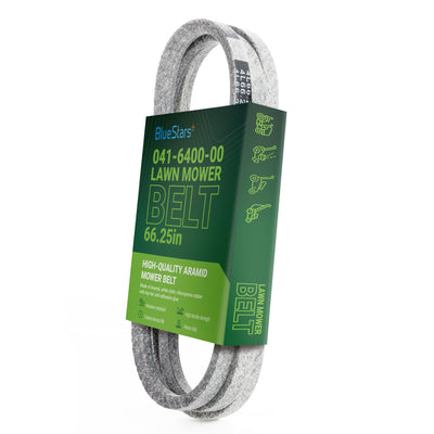 041-6400-00 replacement pump drive belt for Bad Boy mowers in branded retail packaging.